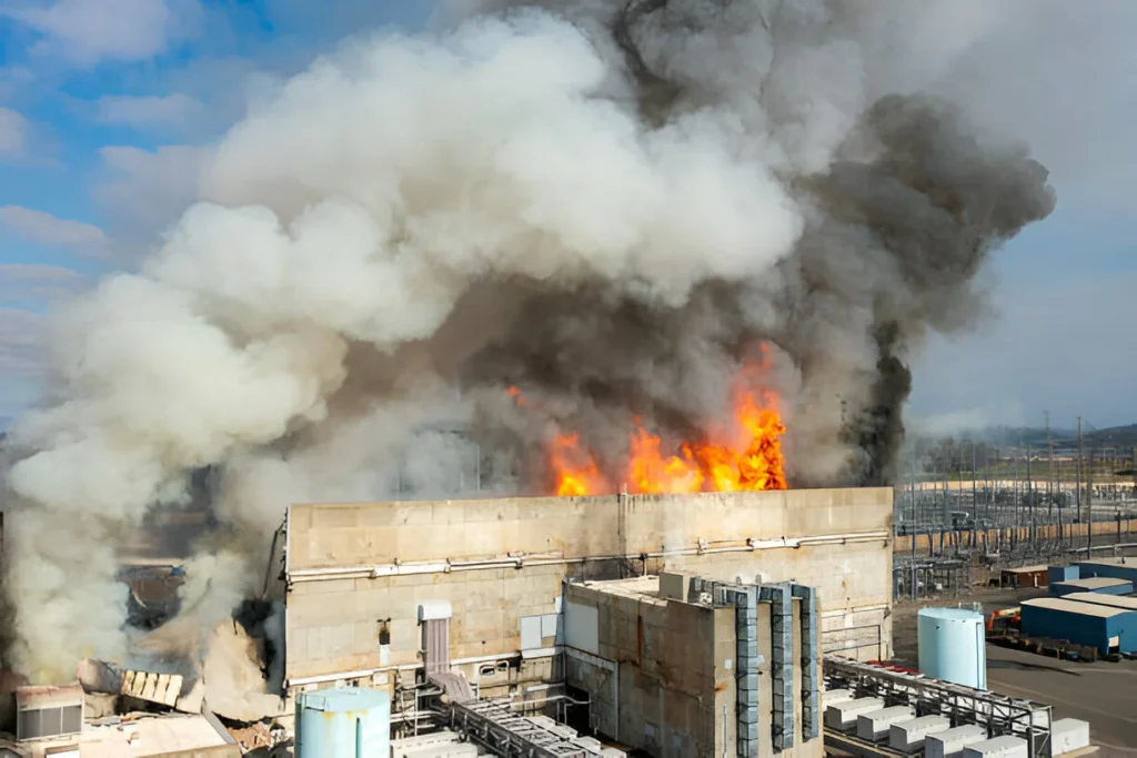 Lithium ion batteries are defined by a flammable electrolyte